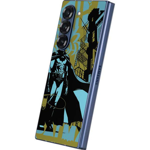 DC Comics Batman Poster Abstract Galaxy Z Fold6 Skin