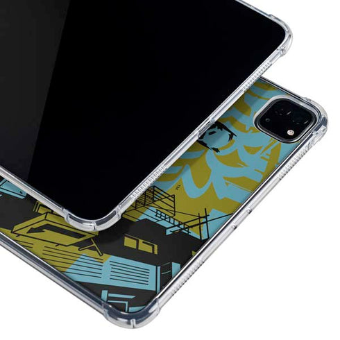 DC Comics Batman Poster Abstract iPad Pro 12.9in (2020) Clear Case