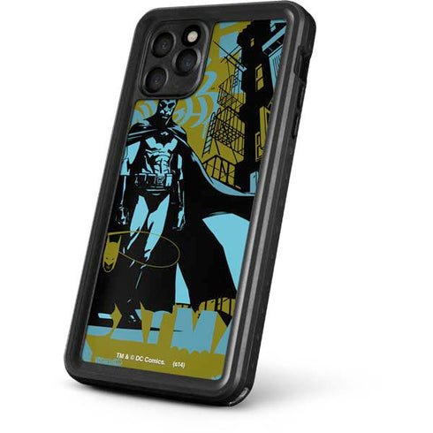 DC Comics Batman Poster Abstract iPhone 11 Pro Waterproof Case