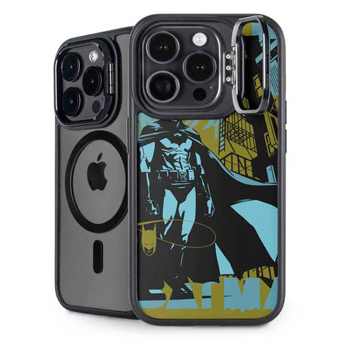 DC Comics Batman Poster Abstract iPhone 14 Pro Kickstand Case