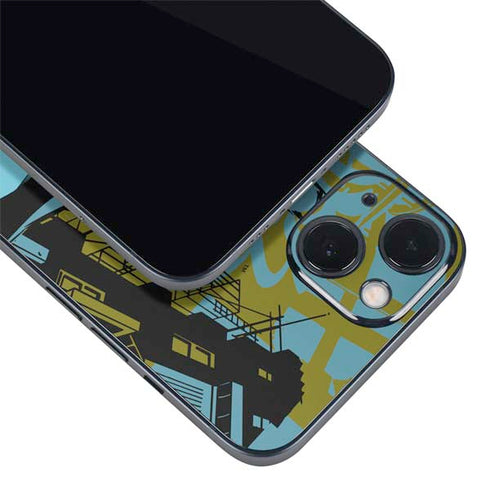 DC Comics Batman Poster Abstract iPhone 15 Skin