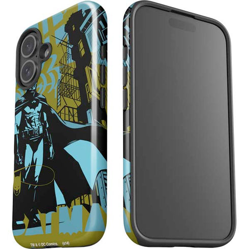 DC Comics Batman Poster Abstract iPhone 16 Impact Case