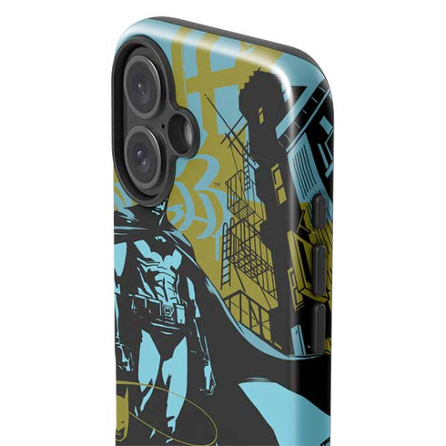 DC Comics Batman Poster Abstract iPhone 16 Plus Impact Case