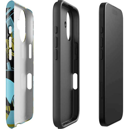 DC Comics Batman Poster Abstract iPhone 16 Plus Impact Case