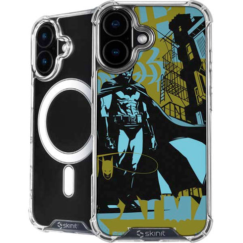 DC Comics Batman Poster Abstract iPhone 16 Plus MagSafe Case