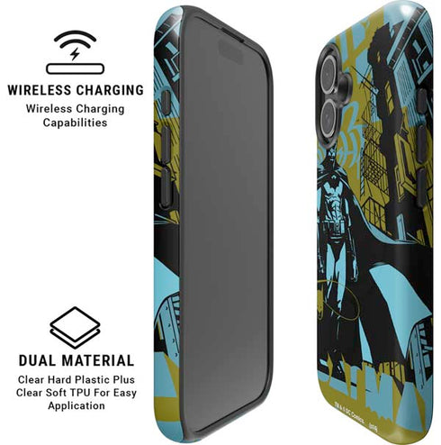 DC Comics Batman Poster Abstract iPhone 16 Plus Magsafe Impact Case