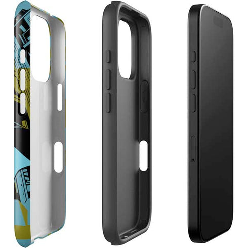 DC Comics Batman Poster Abstract iPhone 16 Pro Impact Case