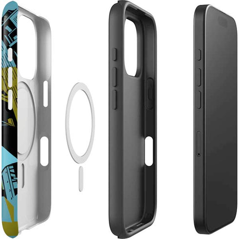 DC Comics Batman Poster Abstract iPhone 16 Pro Magsafe Impact Case