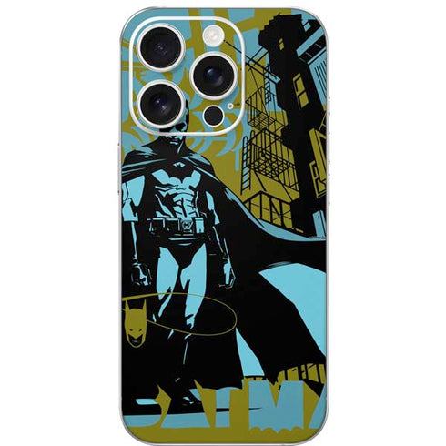 DC Comics Batman Poster Abstract iPhone 16 Pro Skin