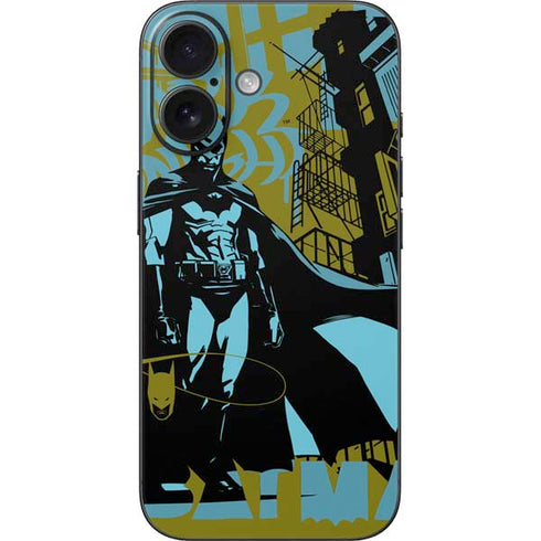 DC Comics Batman Poster Abstract iPhone 16 Skin