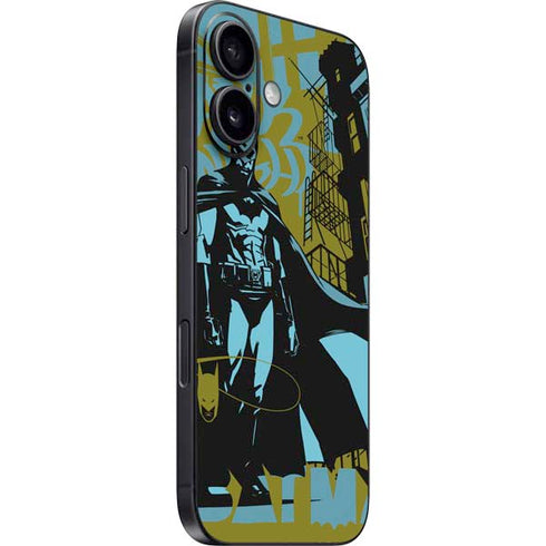 DC Comics Batman Poster Abstract iPhone 16 Skin