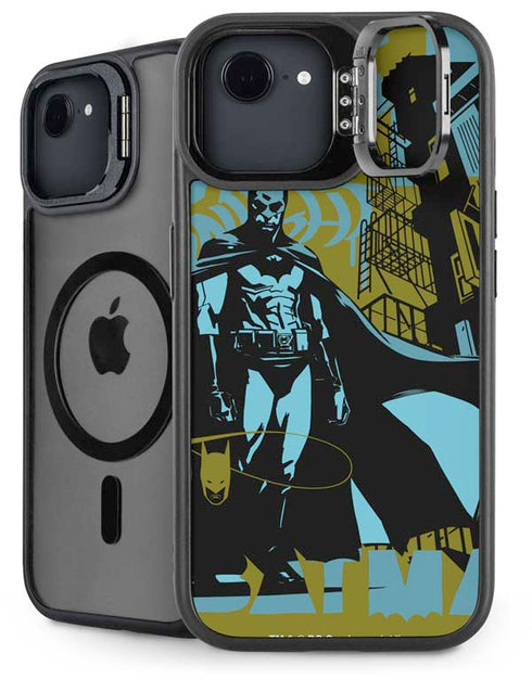 DC Comics Batman Poster Abstract iPhone 16e Kickstand Case
