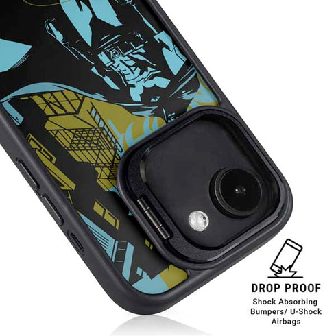 DC Comics Batman Poster Abstract iPhone 16e Kickstand Case
