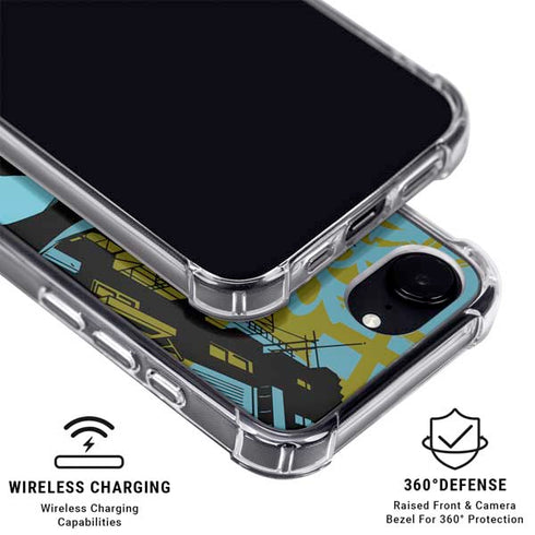DC Comics Batman Poster Abstract iPhone 16e MagSafe Case
