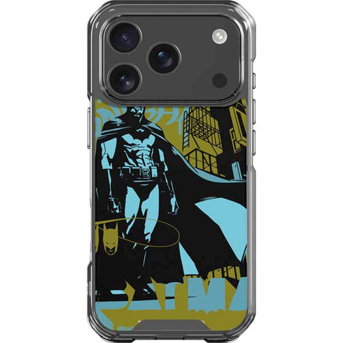 DC Comics Batman Poster Abstract iPhone 18 Pro Clear Case