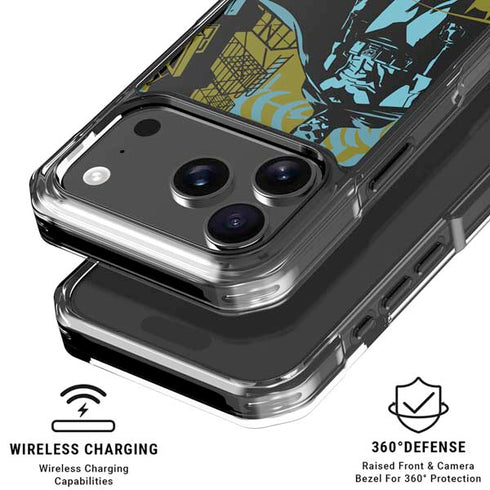 DC Comics Batman Poster Abstract iPhone 18 Pro Clear Case