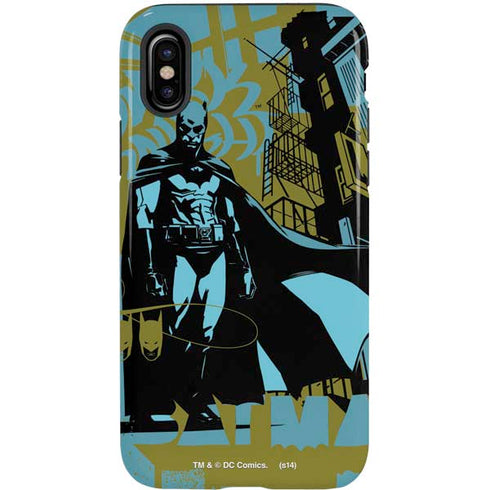 DC Comics Batman Poster Abstract iPhone X Pro Case