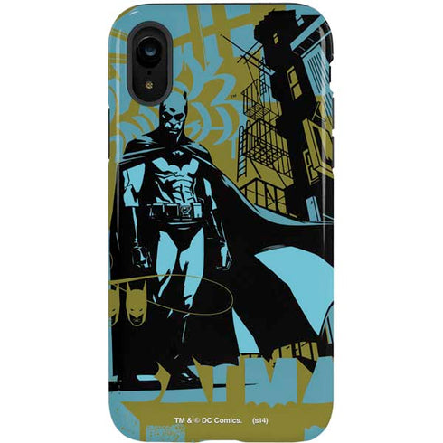 DC Comics Batman Poster Abstract iPhone XR Pro Case
