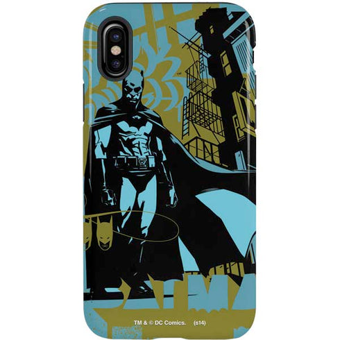DC Comics Batman Poster Abstract iPhone XS Pro Case