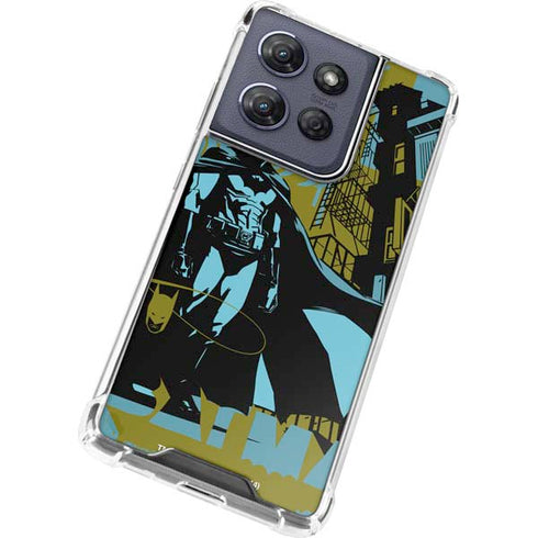 DC Comics Batman Poster Abstract Moto G 5G (2025) Clear Case
