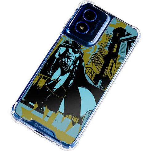 DC Comics Batman Poster Abstract Moto G Play 4G (2024) Clear Case
