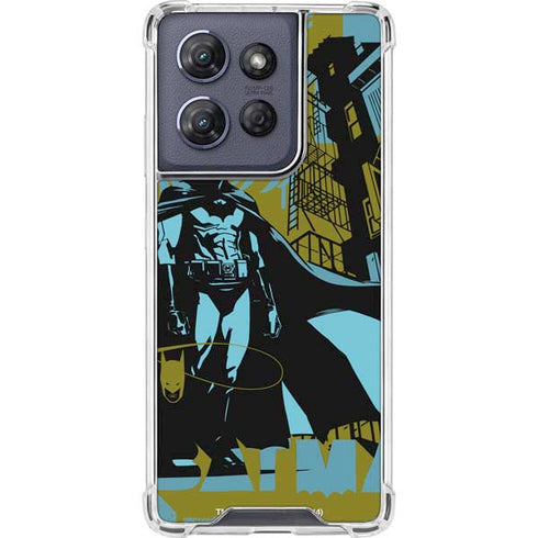 DC Comics Batman Poster Abstract Moto G Play 5G (2025) Clear Case