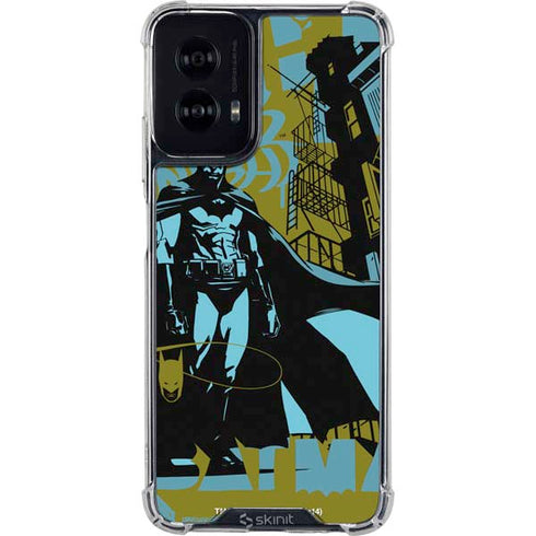 DC Comics Batman Poster Abstract Moto G Power 5G (2024) Clear Case