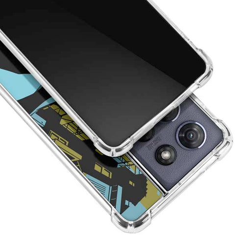 DC Comics Batman Poster Abstract Moto G Stylus 5G (2025) Clear Case