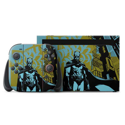 DC Comics Batman Poster Abstract Nintendo Skins