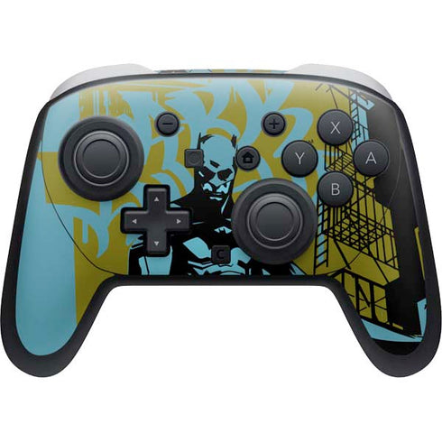 DC Comics Batman Poster Abstract Nintendo Switch 2 (2025) Pro Controller Skin