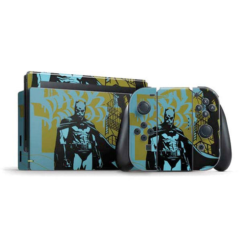 DC Comics Batman Poster Abstract Nintendo Skins