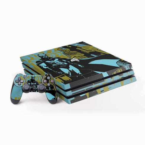 DC Comics Batman Poster Abstract PS4 Pro Bundle Skin