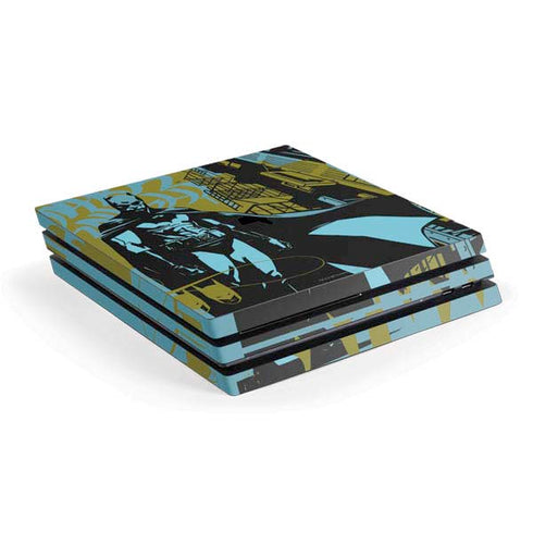 DC Comics Batman Poster Abstract PS4 Pro Console Skin