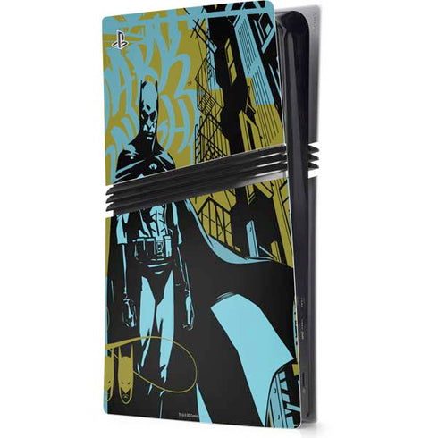 DC Comics Batman Poster Abstract PS5 Pro Console Skin