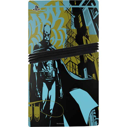 DC Comics Batman Poster Abstract PS5 Pro Console Skin