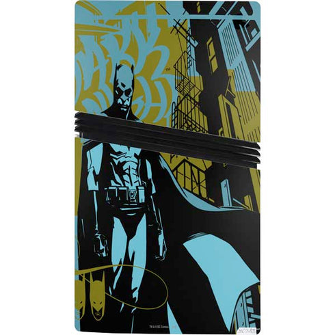 DC Comics Batman Poster Abstract PS5 Pro Console Skin