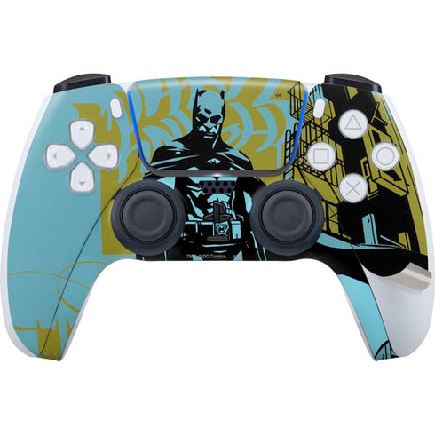 DC Comics Batman Poster Abstract PS5 Pro Disk Bundle Skin