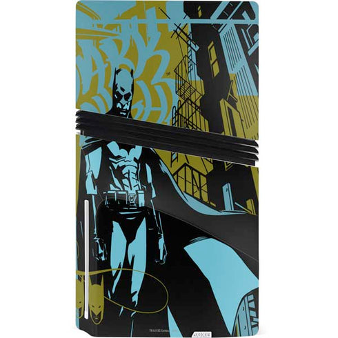 DC Comics Batman Poster Abstract PS5 Pro Disk Console Skin