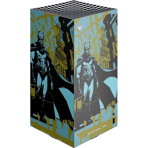 DC Comics Batman Poster Abstract XBox Series X Digital Edition Console Skin