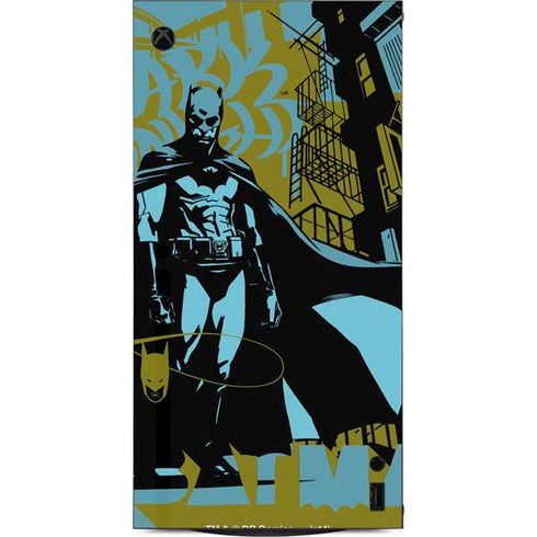 DC Comics Batman Poster Abstract XBox Series X Digital Edition Console Skin