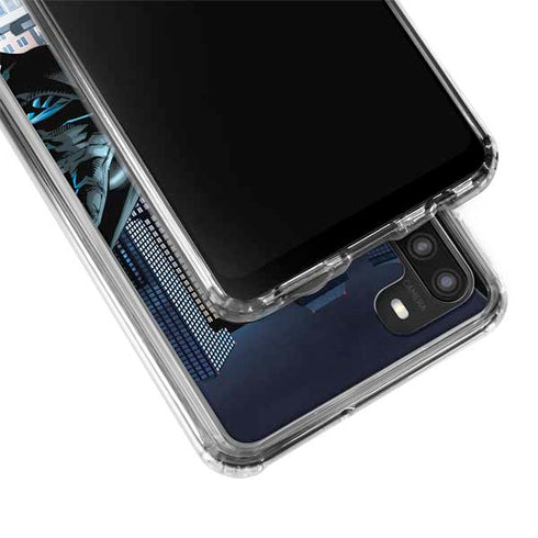 DC Comics Batman Dark Knight Comic Art Action Pose Galaxy A21 Clear Case