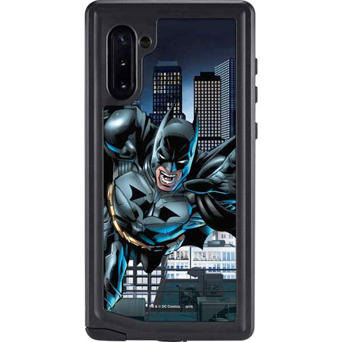 DC Comics Batman Dark Knight Comic Art Action Pose Galaxy Note 10 Waterproof Case