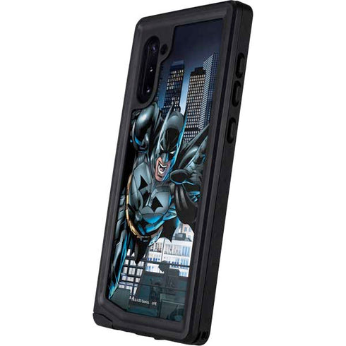 DC Comics Batman Dark Knight Comic Art Action Pose Galaxy Note 10 Waterproof Case