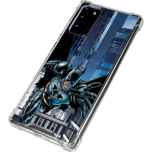 DC Comics Batman Dark Knight Comic Art Action Pose Galaxy Note20 5G Clear Case