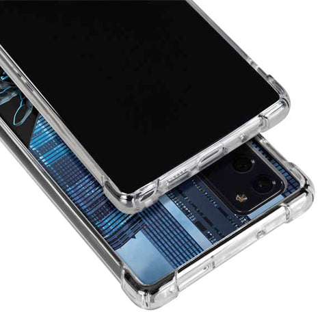 DC Comics Batman Dark Knight Comic Art Action Pose Galaxy Note20 5G Clear Case