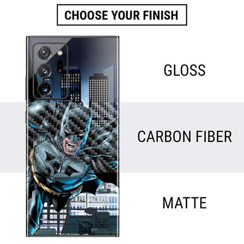 DC Comics Batman Dark Knight Comic Art Action Pose Galaxy Note20 Ultra 5G Skin