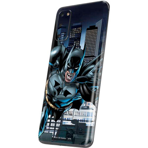 DC Comics Batman Dark Knight Comic Art Action Pose Galaxy S20 Skin