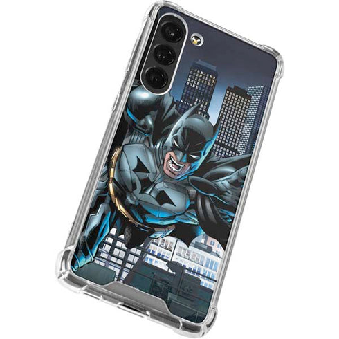 DC Comics Batman Dark Knight Comic Art Action Pose Galaxy S24 FE Clear Case