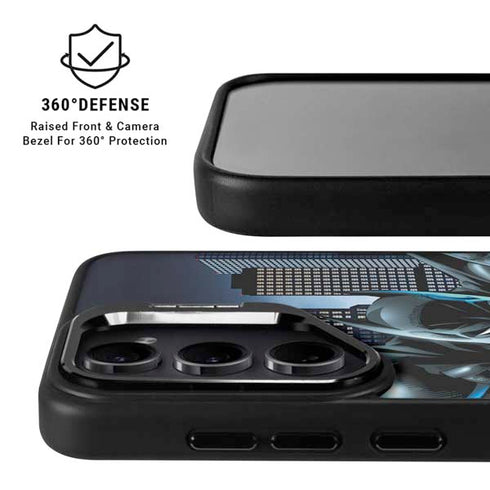 DC Comics Batman Dark Knight Comic Art Action Pose Galaxy S24 FE Kickstand Case