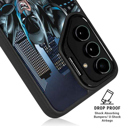 DC Comics Batman Dark Knight Comic Art Action Pose Galaxy S24 FE Kickstand Case